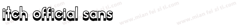 itch official sans字体转换